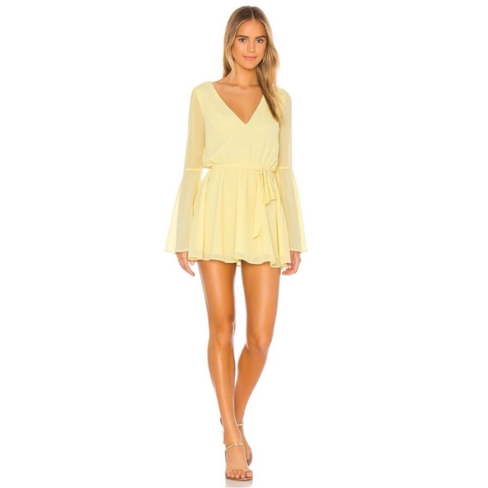 Lovers + Friends Lila // Dress in Pastel Yellow